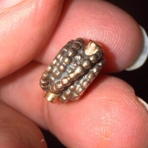 Authentic Pandora Sterling & 14K Gold W/Diamonds ENTANGLED BEAUTY Charm